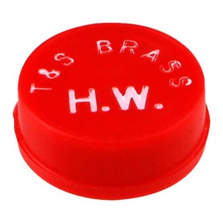 Allpoints Allpoints 1111174 Button, Index, Red, Wristblade For T&S Brass & Bronze Works 1111174